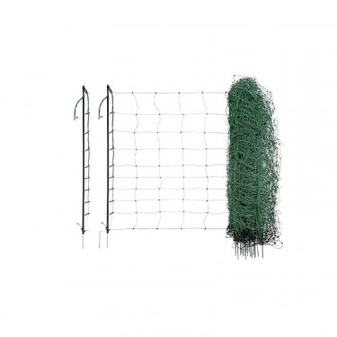 Síť pro elektrické ohradníky na ovce Ovinet 108 cm, 50 m, Zelená