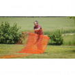 Síť vodivá pro drůbež 106 cm, 50 m, 2 hroty, oranžová  