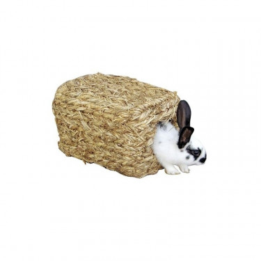 Domek pro králíky z trávy, 28 x 18 x 15 cm  
