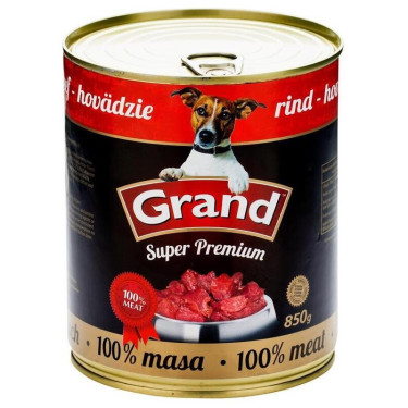GRAND SuperPremium pro psa, hovězí - 850g  