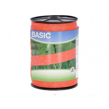 Páska BASIC pro el. ohradník, 20 mm x 200 m, 6x 0,16 mm, oranžová  