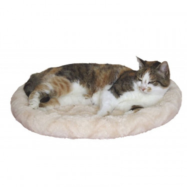 Pelíšek pro kočky a psy oboustranný, béžový, 54 x 45 cm  