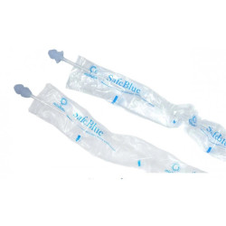 Pipeta ClearGlide Safe Blue pro inseminaci prasnic s přechodkou  