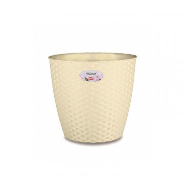 Květináč Natural, 14 cm, krémový  