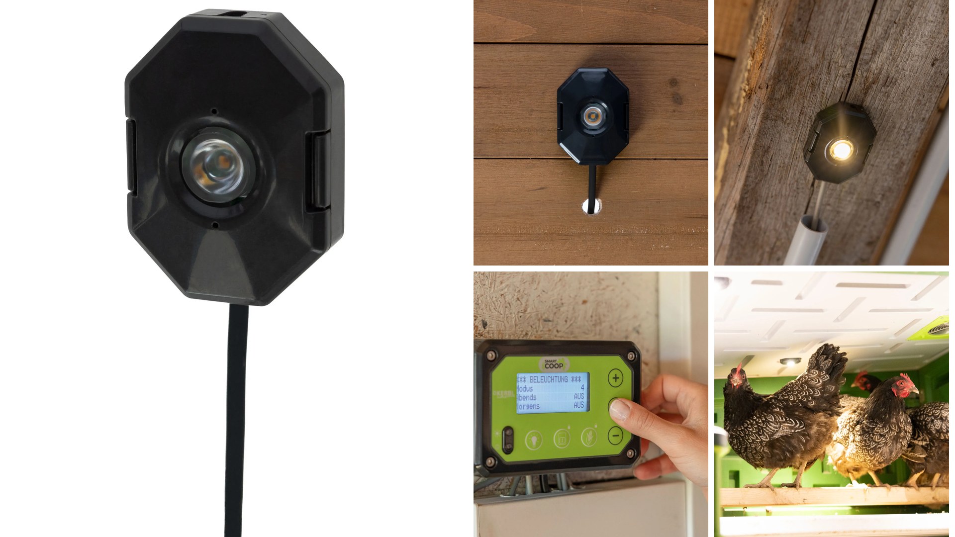 KERBL SmartCoop LED osvětlení kurníku banner